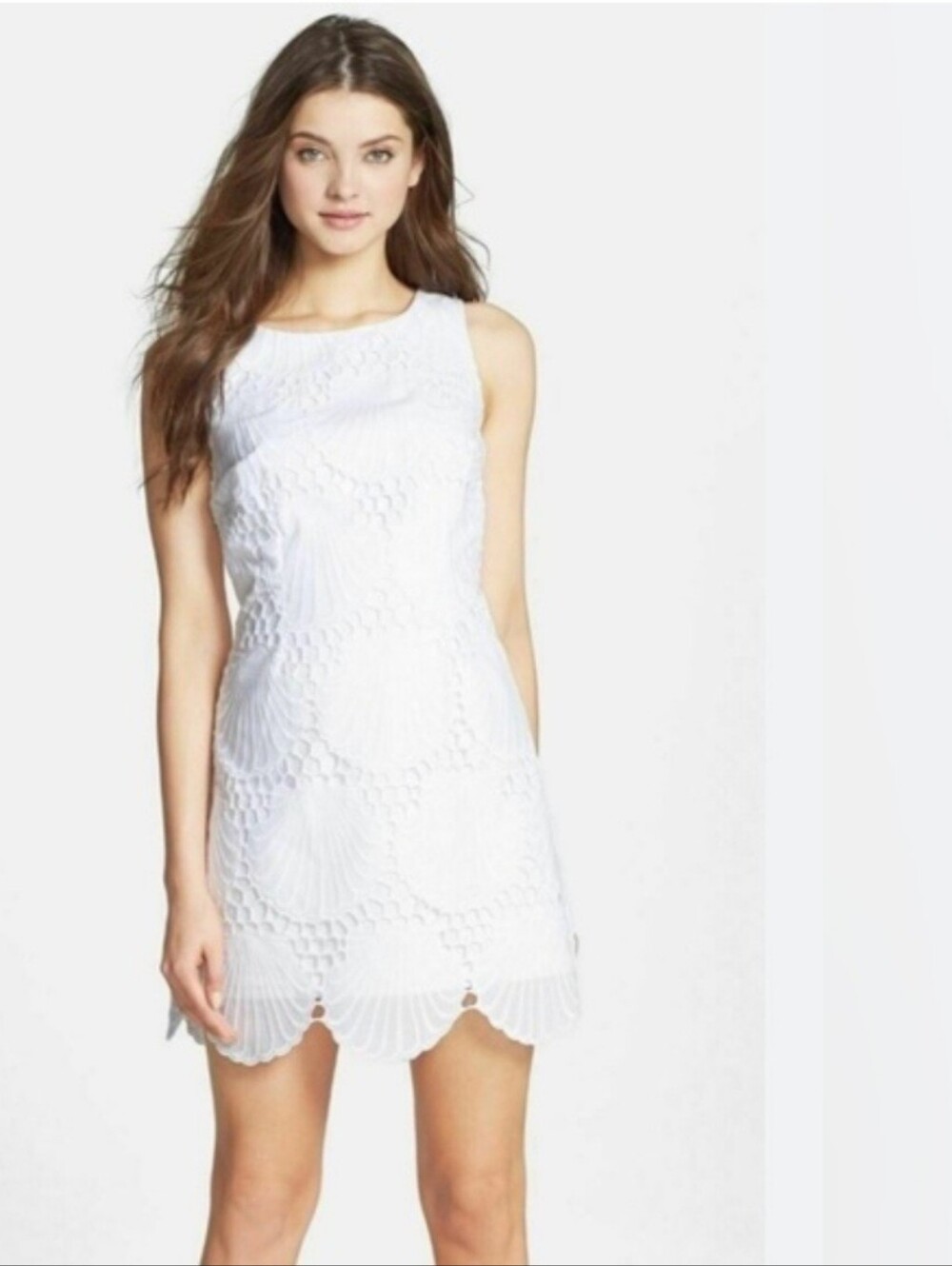 Lilly Pulitizer Delia Giant Scallop Eyelet Dress